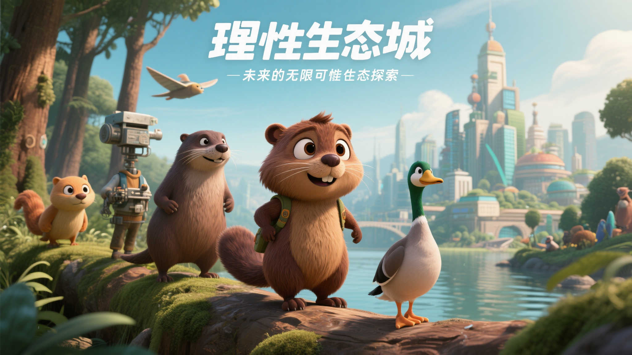 皮克斯新片:河狸主角开启奇幻动物国度探险旅程 皮克斯新片:河狸主角开启奇幻动物国度探险旅程