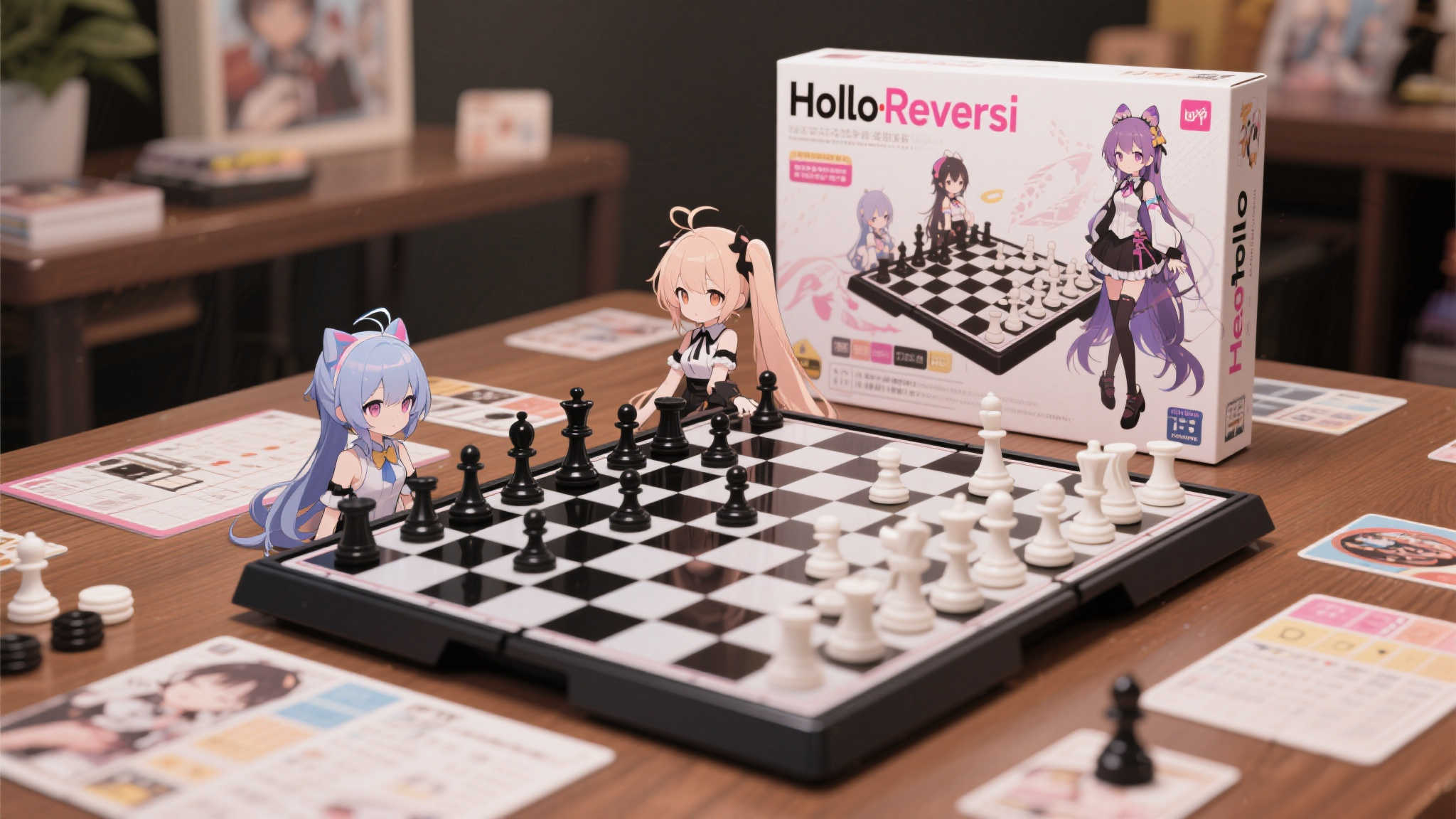 结合Hololive特色的创新黑白棋游戏〈holoReversi〉 结合Hololive特色的创新黑白棋游戏〈holoReversi〉